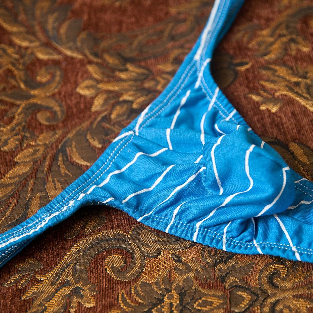 Mens Thin Sides Thong Handmade - Picture 4 of 5